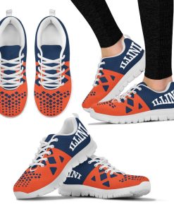 Illinois Fighting Illini Breathable Running Shoes – Sneakers RBSNK214