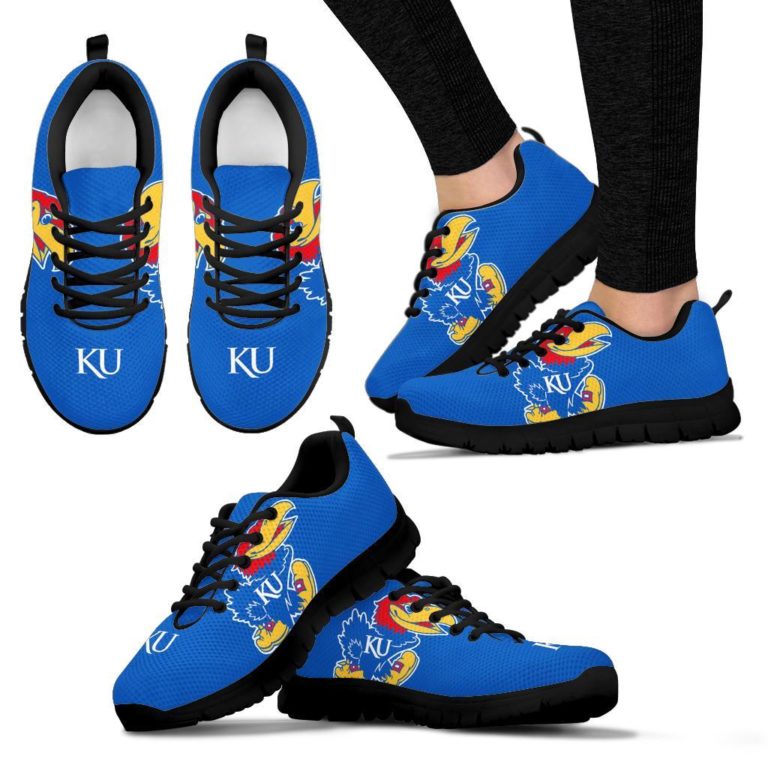 Kansas Jayhawks Breathable Running Shoes – Sneakers