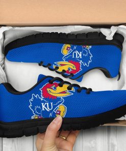 Kansas Jayhawks Breathable Running Shoes – Sneakers