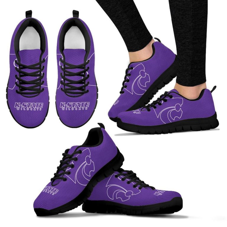 NCAA Kansas State Wildcats Breathable Sport Shoes