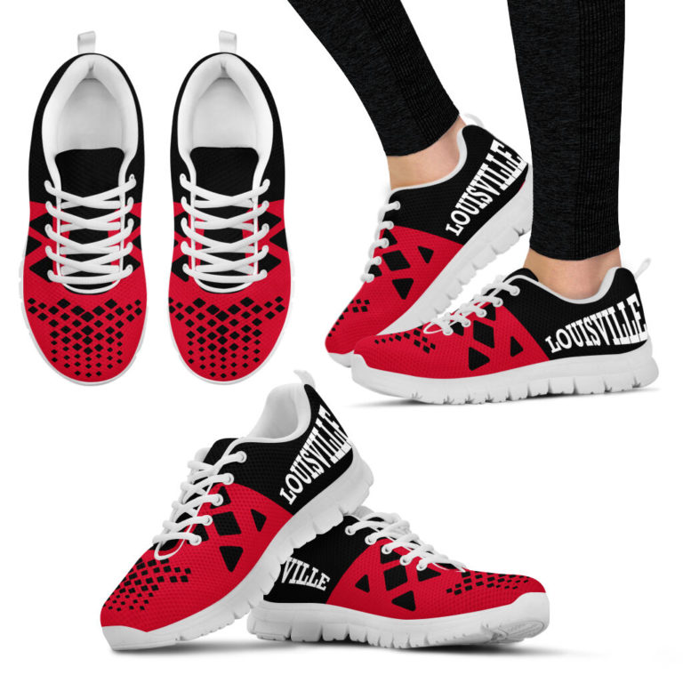 NCAA Louisville Cardinals Breathable Running Shoes RBSNK214