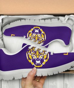NCAA LSU Tigers Breathable Running Shoes – Sneakers