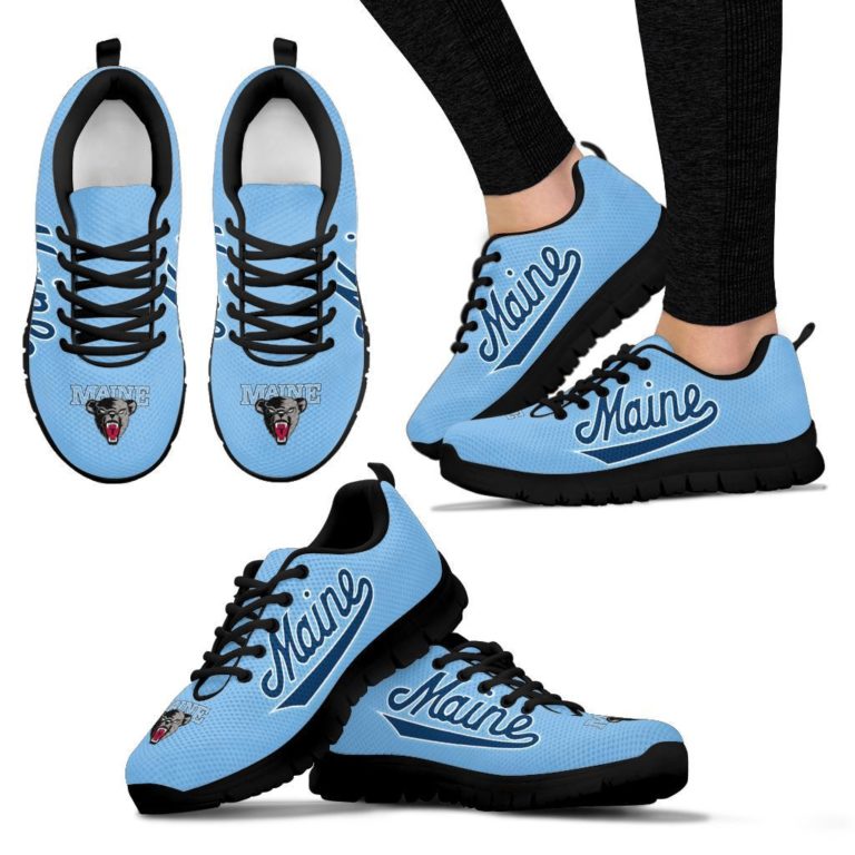 Maine Black Bears Breathable Running Shoes