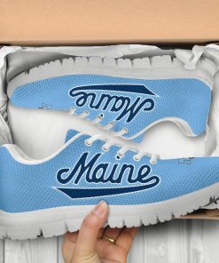 Maine Black Bears Breathable Running Shoes