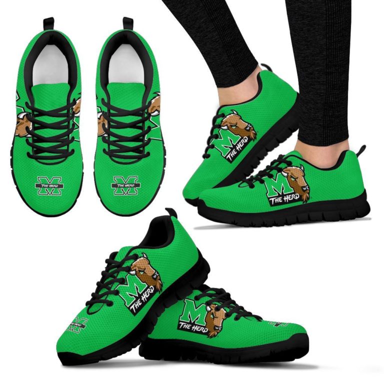 Marshall Thundering Herd Breathable Running Shoes – Sneakers