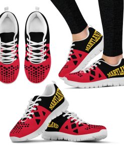 NCAA Maryland Terrapins Breathable Running Shoes – Sneakers RBSNK214
