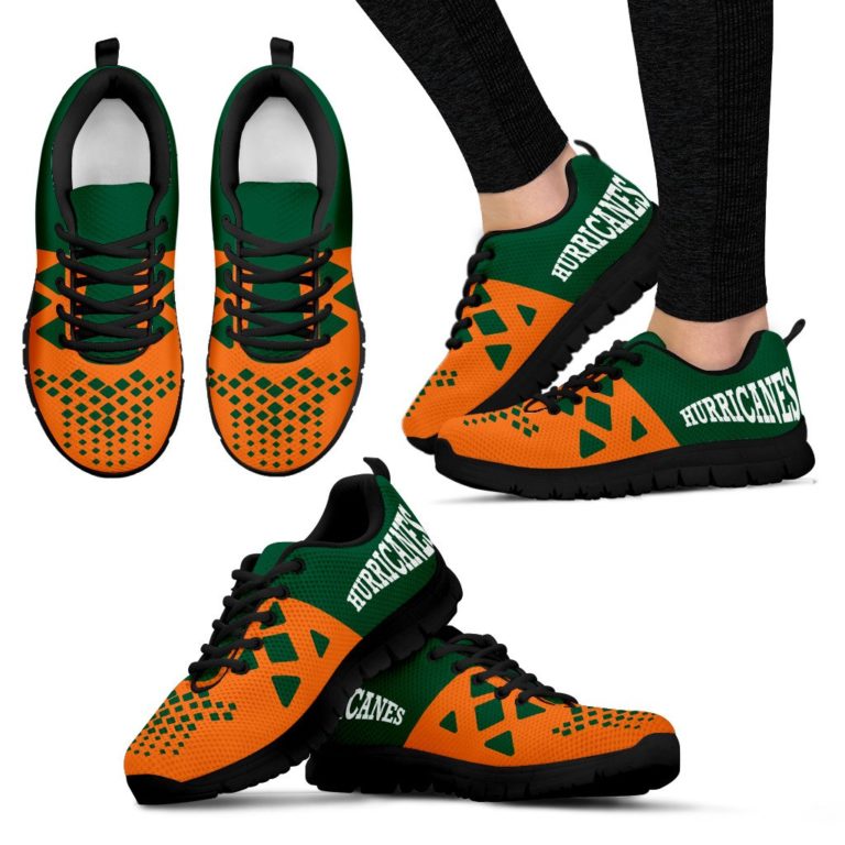 Miami Hurricanes Breathable Running Shoes RBSNK217