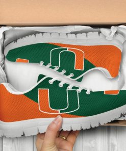 Miami Hurricanes Breathable Running Shoes – Sneakers