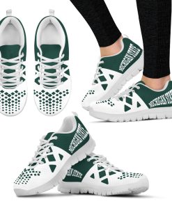 Michigan State Spartans Breathable Sport Shoes RBSNK214