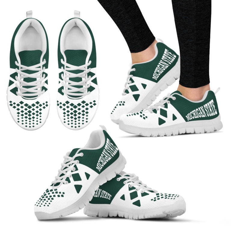 Michigan State Spartans Breathable Sport Shoes RBSNK214