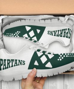 NCAA Michigan State Spartans Breathable Running Shoes RBSNK217