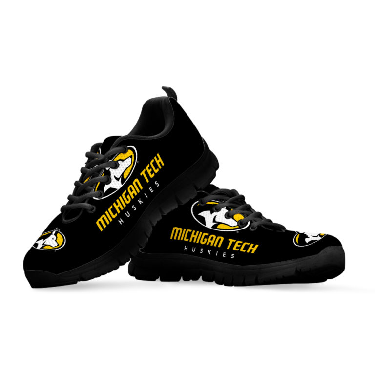 Michigan Tech Huskies Breathable Running Shoes