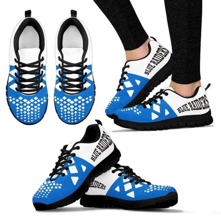 NCAA Middle Tennessee Blue Raiders Breathable Running Shoes – Sneakers RBSNK214