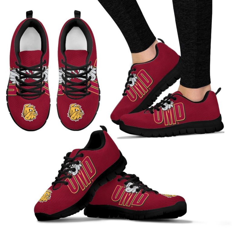 Minnesota Duluth Bulldogs Breathable Running Shoes