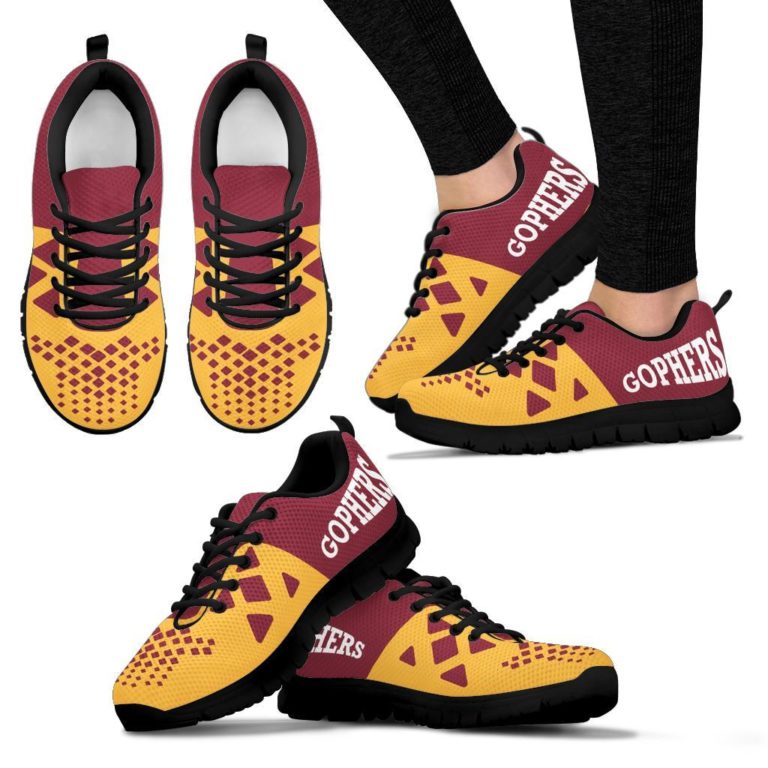 Minnesota Golden Gophers Breathable Running Shoes – Sneakers RBSNK214