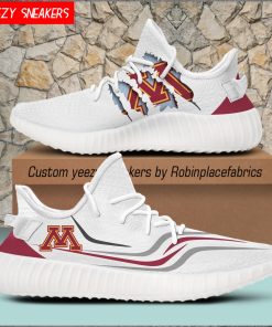 NCAA Minnesota Golden Gophers Yeezy Sneakers Boost NCAA Minnesota Golden Gophers Yeezy Sneakers Boost