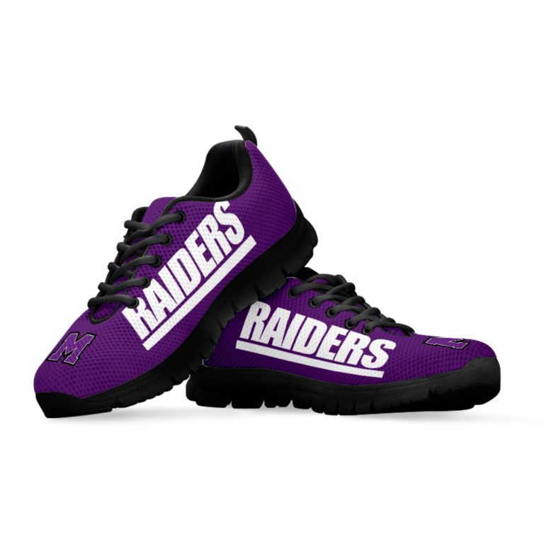 Mount Union Purple Raiders Breathable Running Shoes