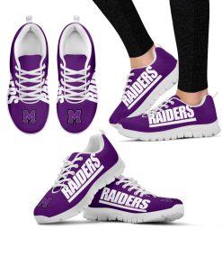 Mount Union Purple Raiders Breathable Running Shoes