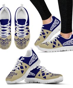 NCAA Navy Midshipmen Breathable Running Shoes RBSNK214