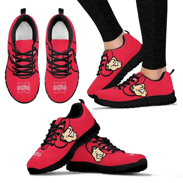 NCAA Nebraska Cornhuskers Breathable Running Shoes
