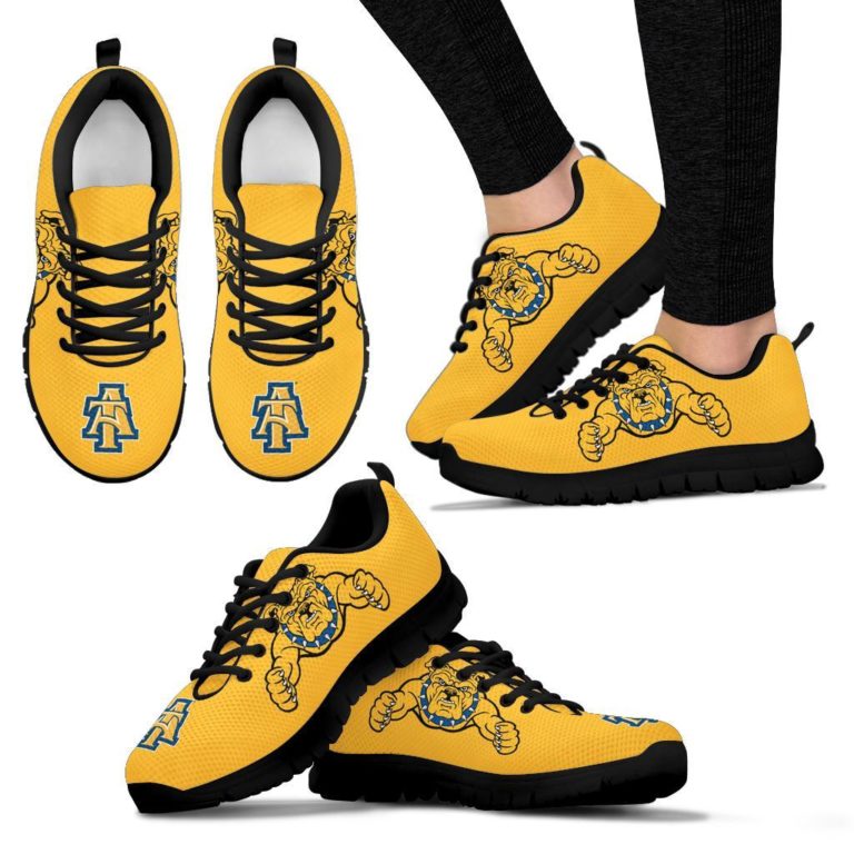 North Carolina A&ampampT Aggies Breathable Sport Shoes – Sneakers