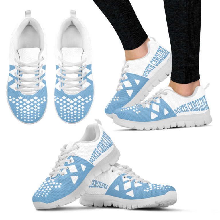 NCAA North Carolina Tar Heels Breathable Running Shoes – Sneakers RBSNK214