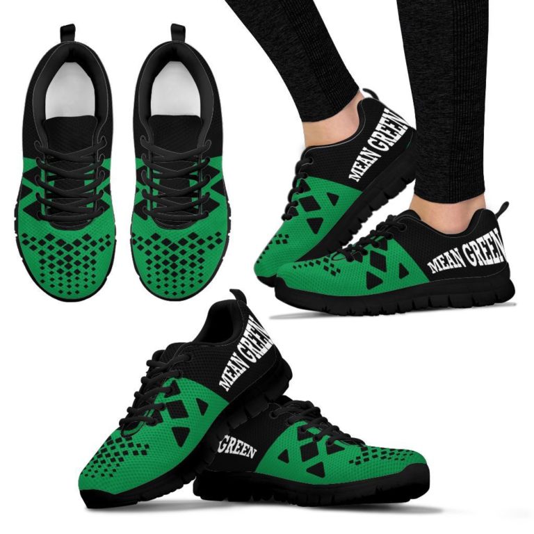 North Texas Mean Green Breathable Running Shoes RBSNK214