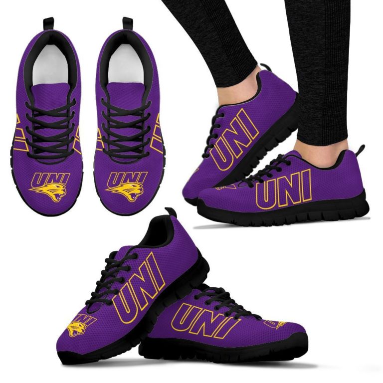 Northern Iowa Panthers Breathable Running Shoes