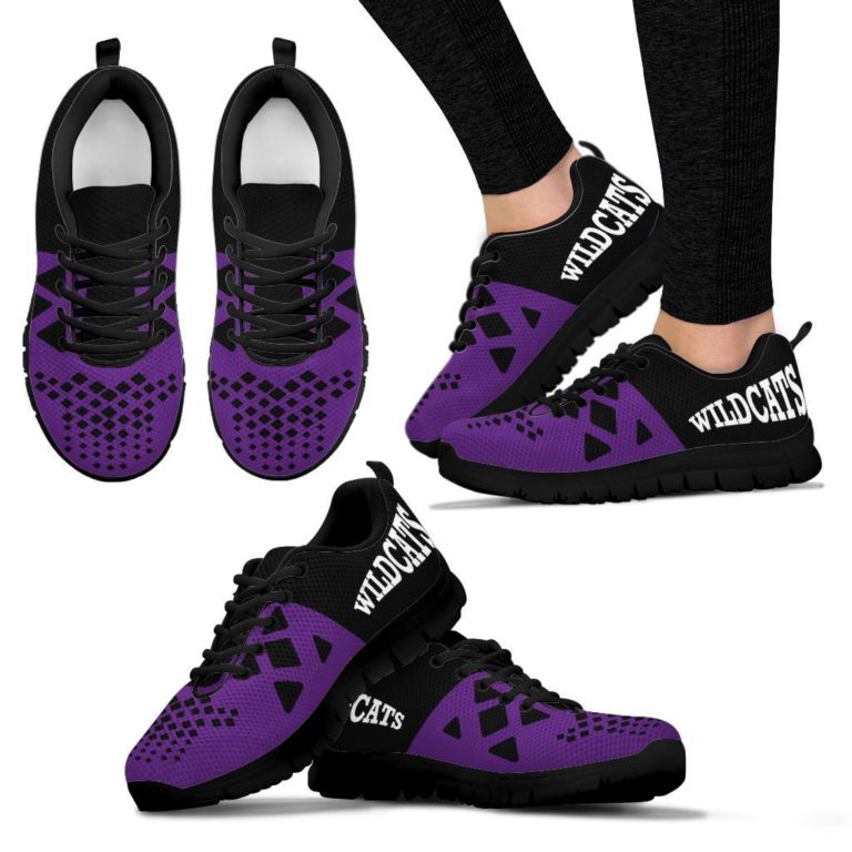 NCAA Northwestern Wildcats Breathable Running Shoes RBSNK217