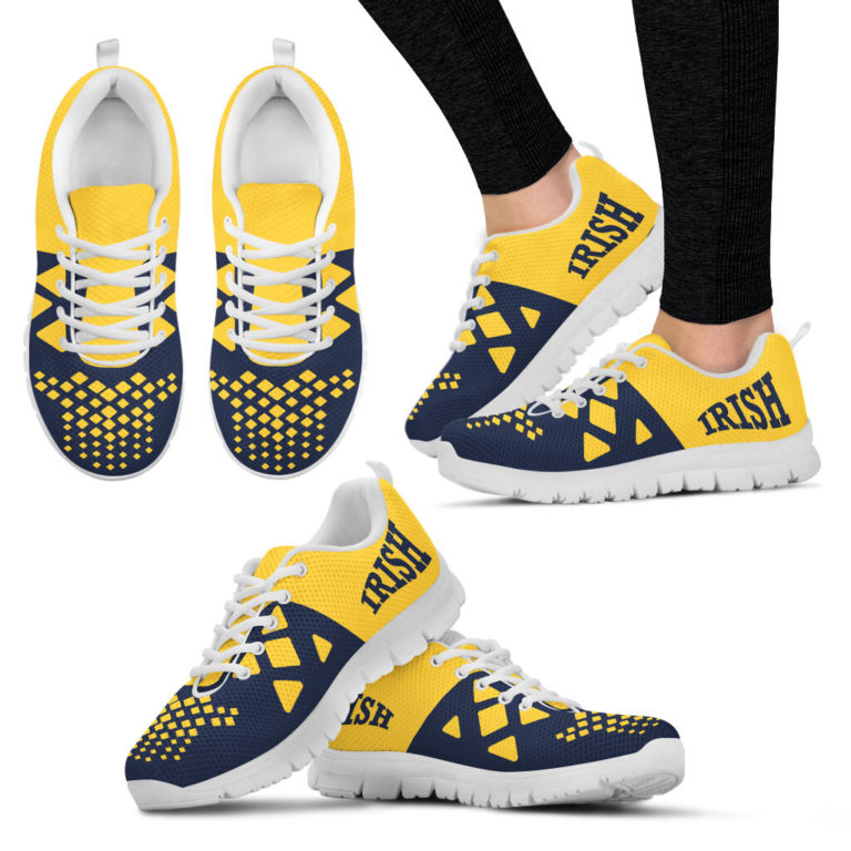 Notre Dame Fighting Irish Breathable Running Shoes RBSNK214