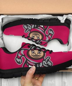 NCAA Ohio State Buckeyes Breathable Running Shoes