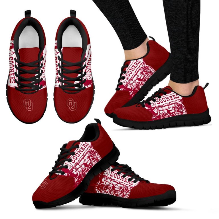 Oklahoma Sooners Breathable Running Shoes