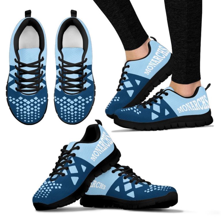 NCAA Old Dominion Monarchs Breathable Running Shoes RBSNK214