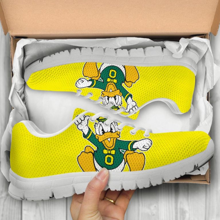 Oregon Ducks Breathable Running Shoes