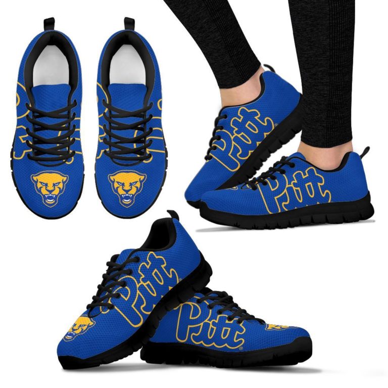 NCAA Pittsburgh Panthers Breathable Running Shoes