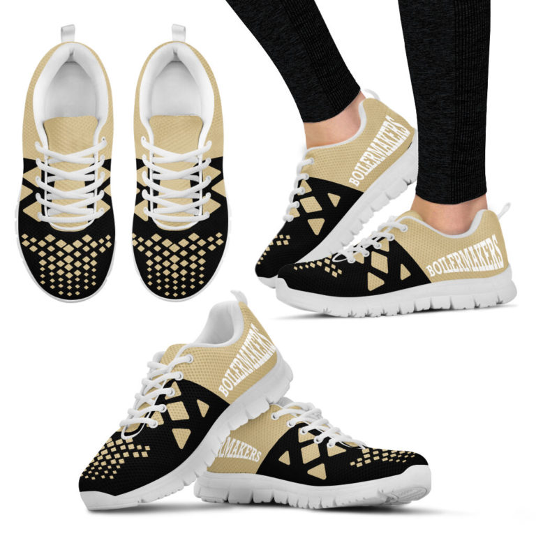 NCAA Purdue Boilermakers Breathable Running Shoes – Sneakers RBSNK214