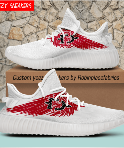 NCAA San Diego State Aztecs Yeezy Boost Sneakers