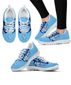 San Diego Toreros Breathable Running Shoes