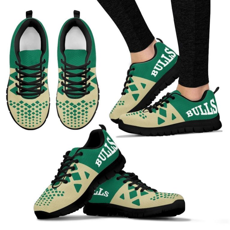 NCAA South Florida Bulls Breathable Running Shoes RBSNK214