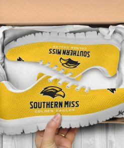 Southern Miss Golden Eagles Breathable Running Shoes – Sneakers Southern Miss Golden Eagles Breathable Running Shoes – Sneakers