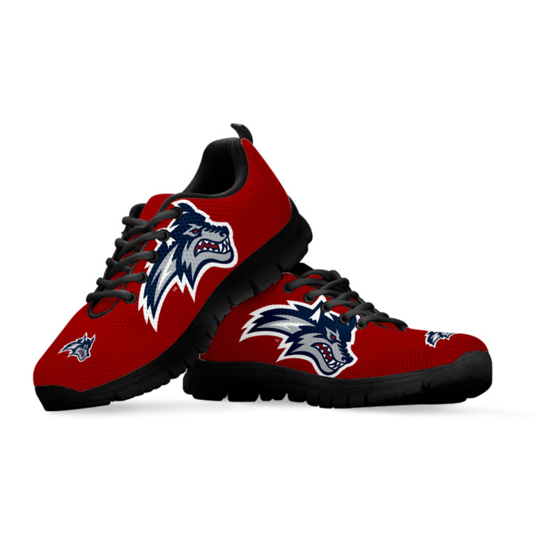 NCAA Stony Brook Seawolves Breathable Running Shoes
