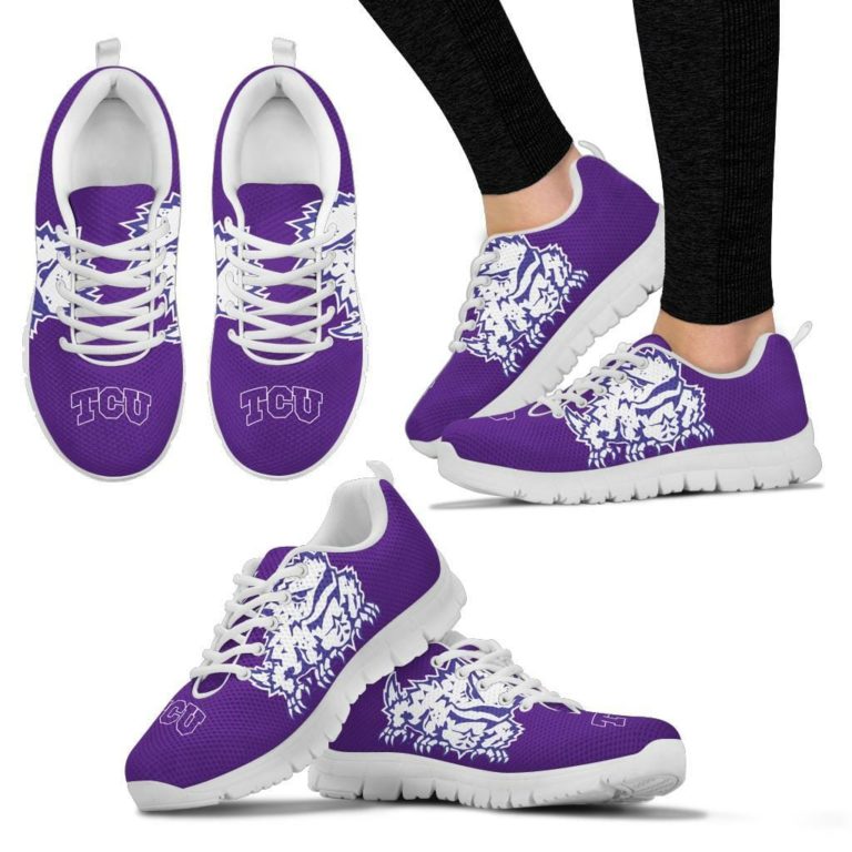 NCAA TCU Horned Frogs Breathable Running Shoes