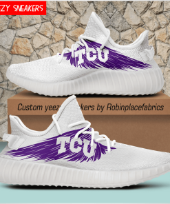 NCAA TCU Horned Frogs Yeezy Boost Sneakers