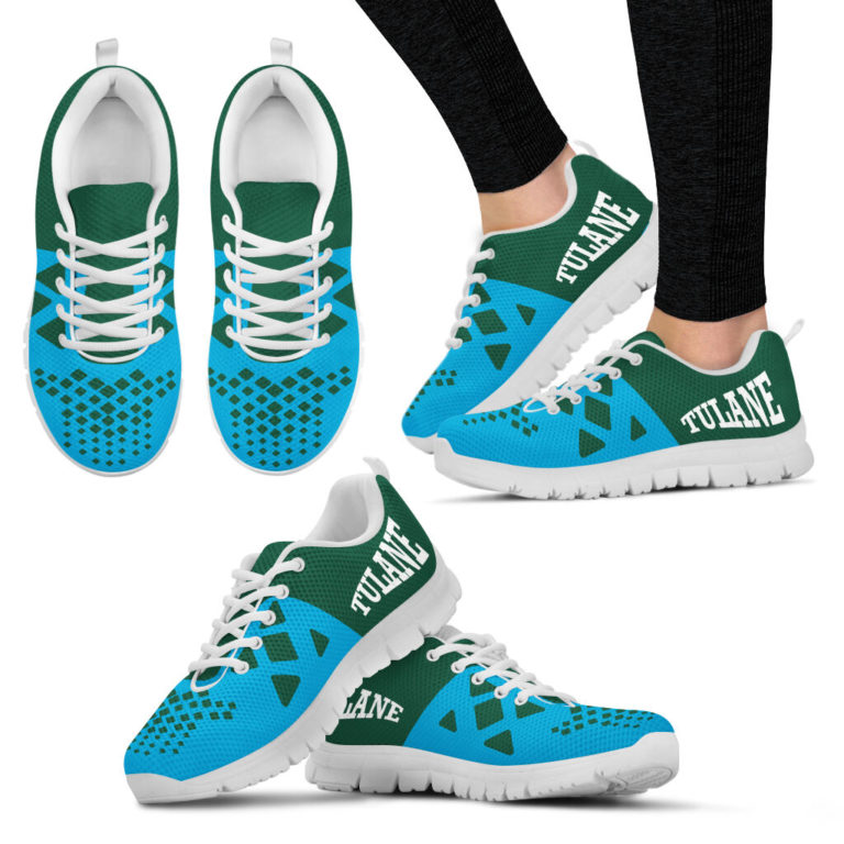 NCAA Tulane Green Wave Breathable Running Shoes RBSNK214