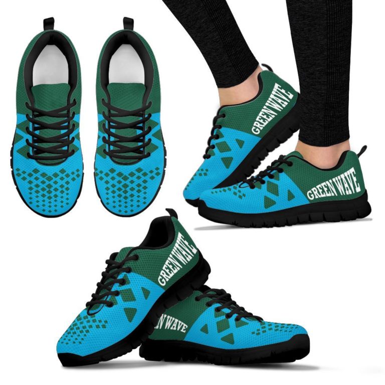 NCAA Tulane Green Wave Breathable Running Shoes RBSNK217