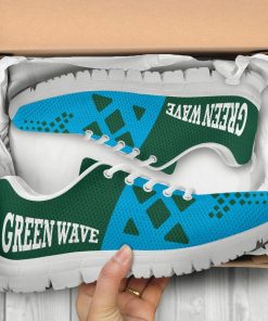 NCAA Tulane Green Wave Breathable Running Shoes RBSNK217