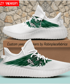 NCAA Tulane Green Wave Yeezy Boost Sneakers