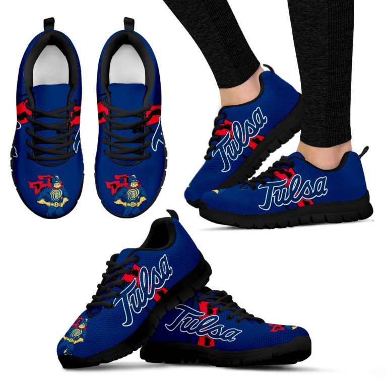 Tulsa Golden Hurricane Breathable Running Shoes – Sneakers