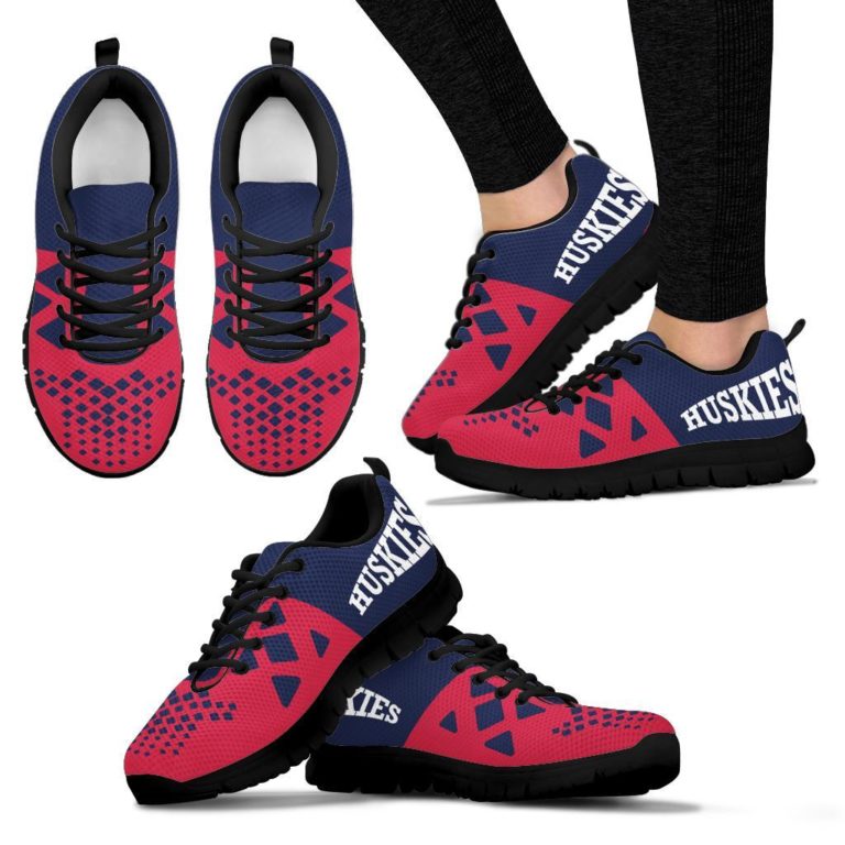 NCAA UConn Huskies Breathable Running Shoes – Sneakers RBSNK214
