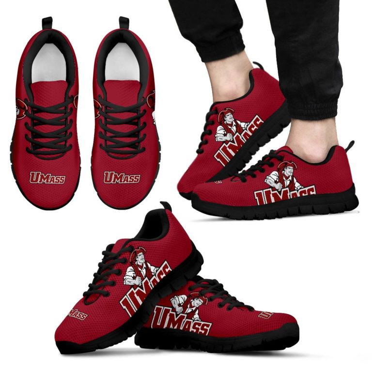 UMass Minutemen Breathable Running Shoes